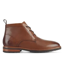 New Men's Caspe Lace-up Almond Toe Casual Boots Women Boots|Boots