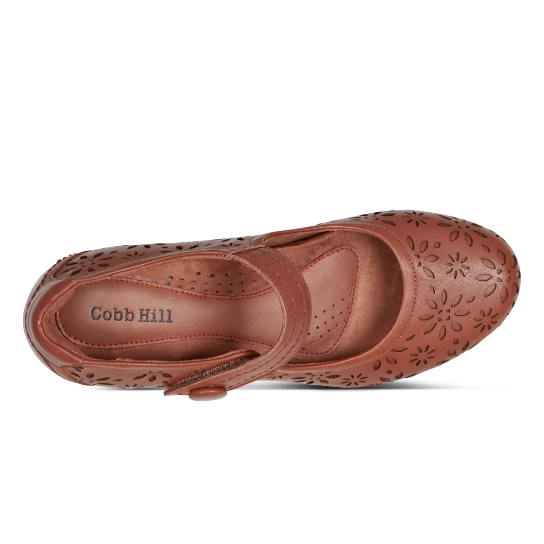 Best Women's Alesia Perforated Mary Jane Heel Heels